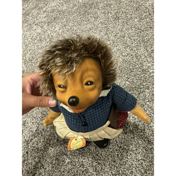 Vintage Steiff Micki Hedgehog Doll, 7 In with Tag, Germany - Picture 2 of 5
